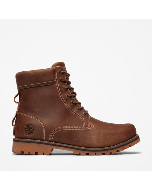 Timberland Rugged Waterproof Boot For Men In Light Brown, Man, Brown, Size: 6.5 for men
