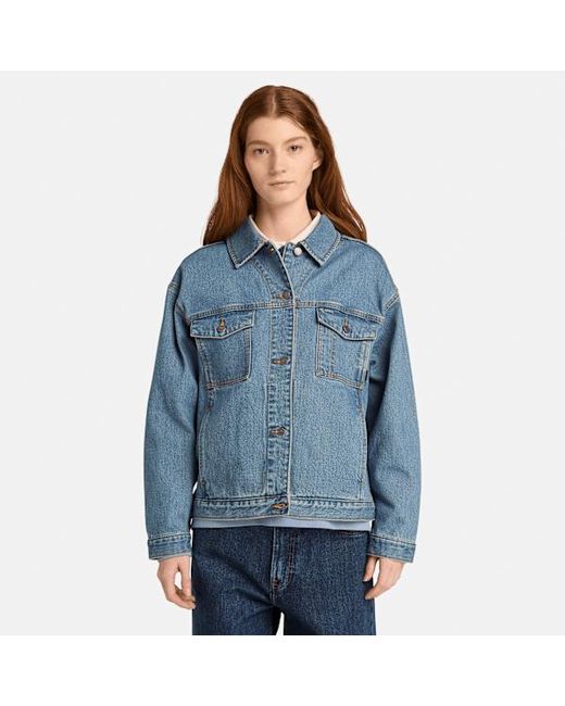 Timberland Blue Archive Denim Jacket For