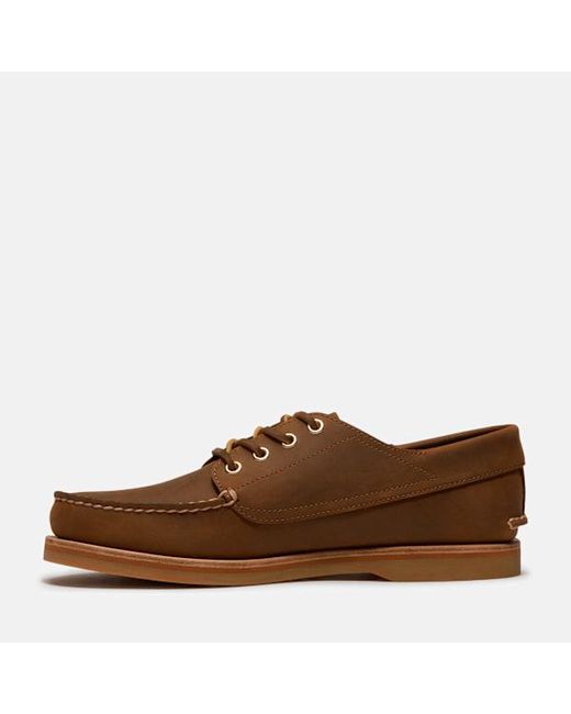 Timberland Brown Crafted Boat Shoe For for men