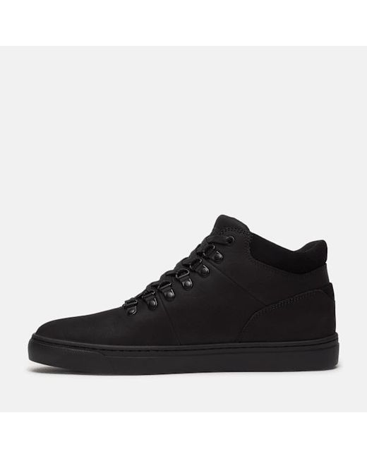Timberland Black Lisbon Hill Mid Trainer For for men
