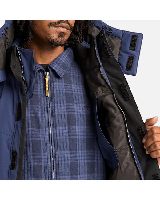 Timberland Blue Granite State Waterproof Rain Jacket For for men