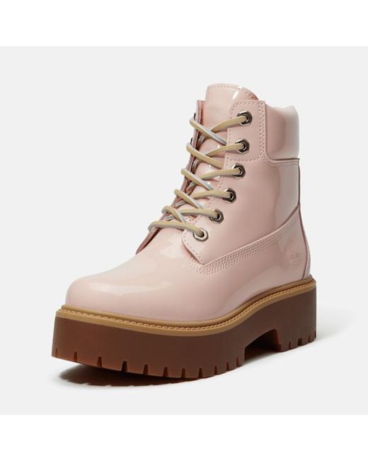 Timberland Brown Stone Street 6-Inch Waterproof Platform Boot For