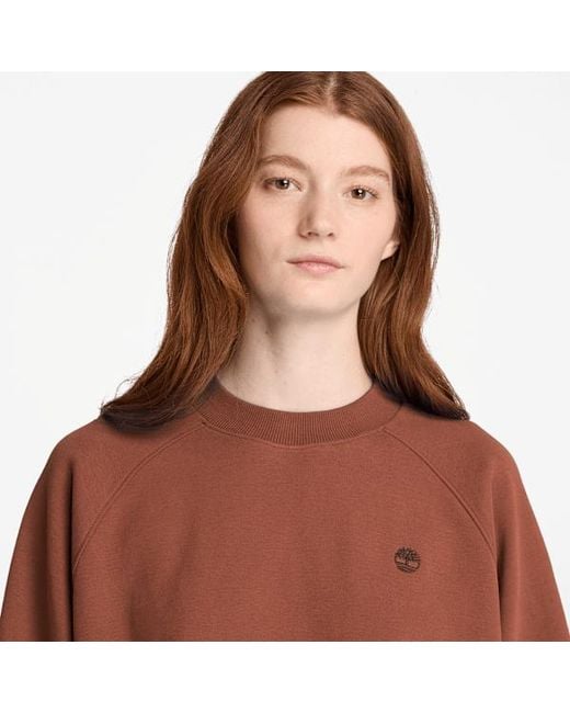 Timberland Brown Crafted Crew Sweatshirt For