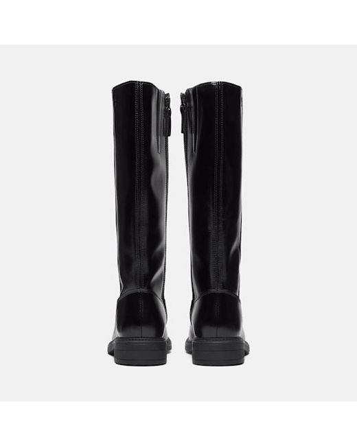 Timberland Black Stormbucks Tall Side Zip Boot For