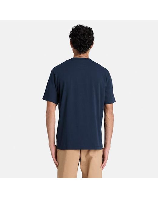 Timberland Blue Heritage Seal Short-Sleeve T-Shirt For for men