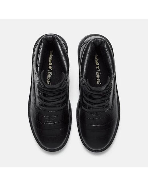 Timberland Black Stone Street Platform 6-Inch Boot For