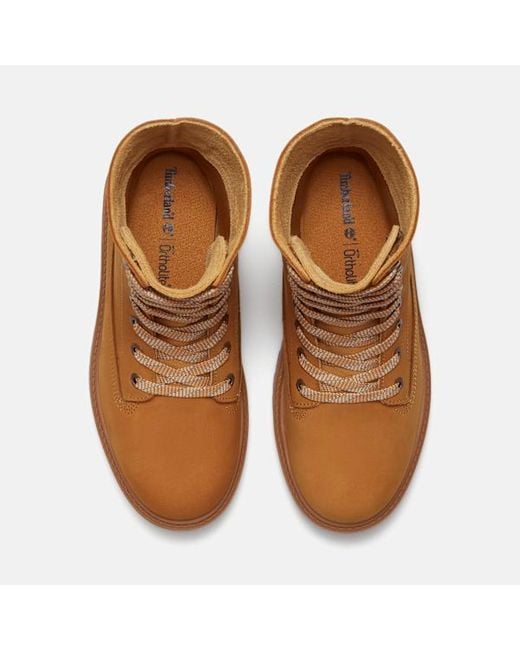 Timberland Brown Stone Street Platform Mid Boot For