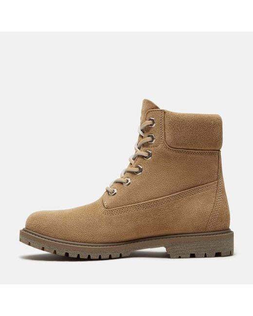 Timberland Brown Mix Tape 6-Inch Waterproof Boot For