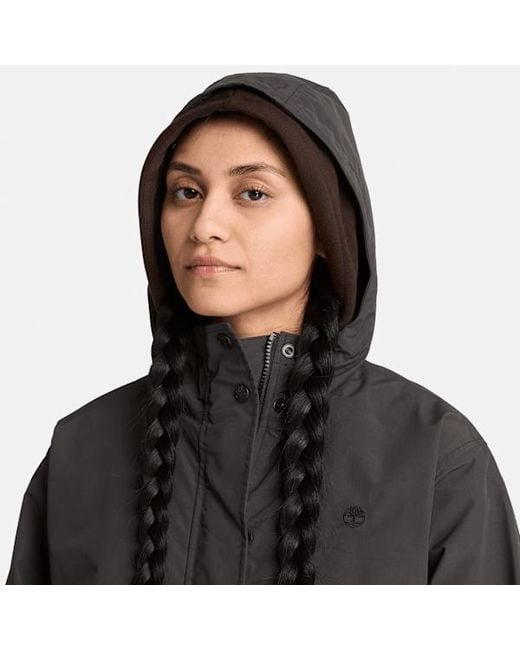 Timberland Gray Waterproof Shell Jacket For