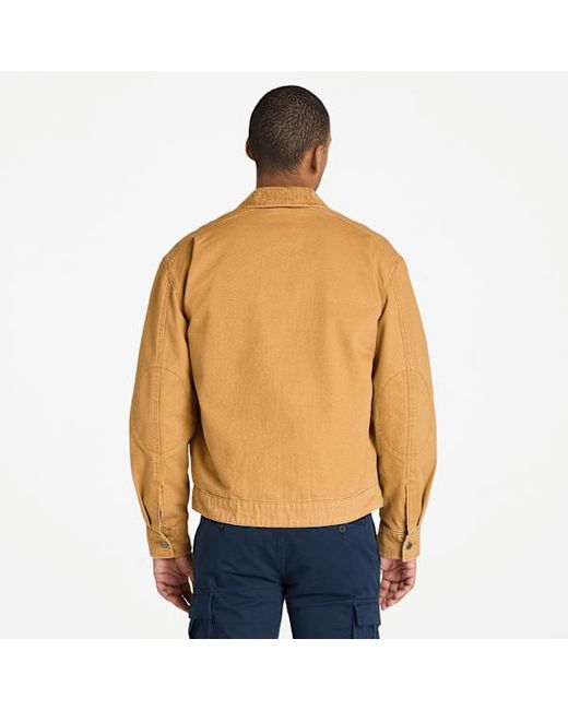 Timberland Blue Strafford Washed Canvas Jacket For for men