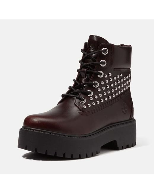 Timberland Brown Stone Street Platform 6-Inch Boot For