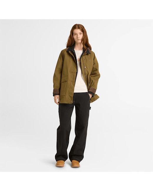 Timberland Black Canvas Straight Trouser For