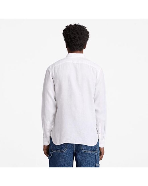 Timberland White Mill Brook Linen Shirt For for men