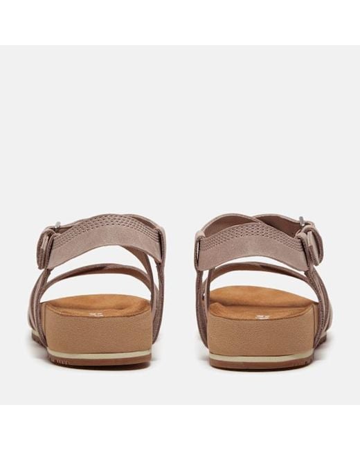 Timberland Brown Malibu Waves Backstrap Sandal For