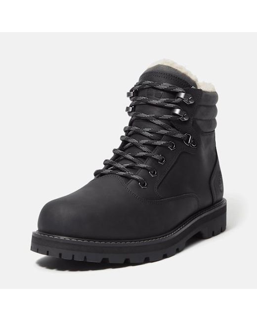 Timberland Black Britton Road Mid Waterproof Boot For for men