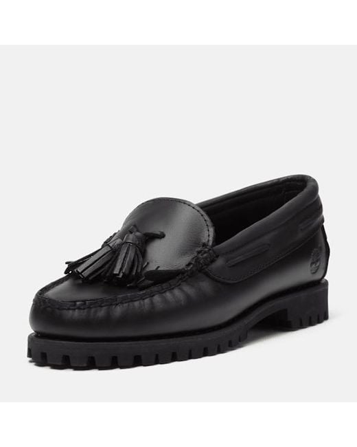 Timberland Black Authentic Kiltie Loafer For
