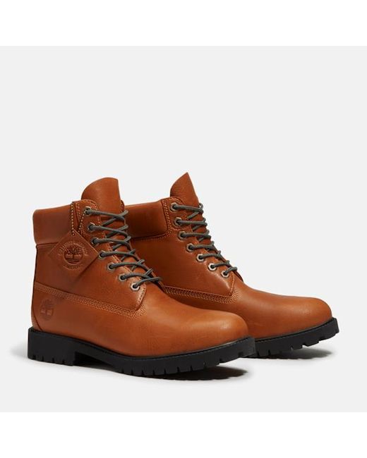Timberland Brown Heritage 6-Inch Waterproof Boot For for men