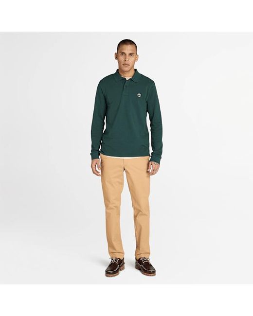 Timberland Pink Claremont Twill Chino Slim Trouser For Men In Beige, Man, Beige, Size: 29 for men