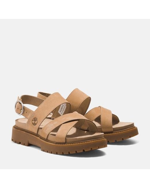 Timberland Brown Clairemont Way Backstrap Sandal For