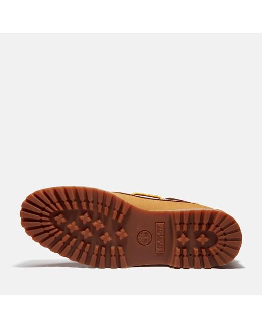 Timberland Brown Authentic 3-Eye Boat Shoe For for men