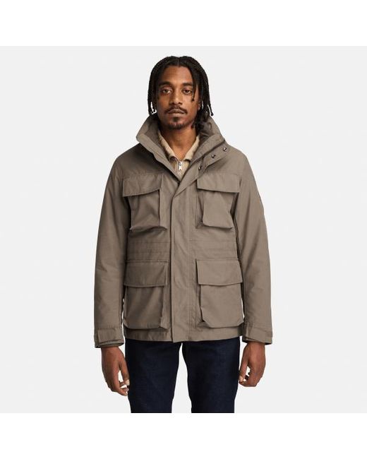 Timberland Abington Waterproof 3-in-1 Jacket For Men In Brown, Man, Brown, Size: L for men