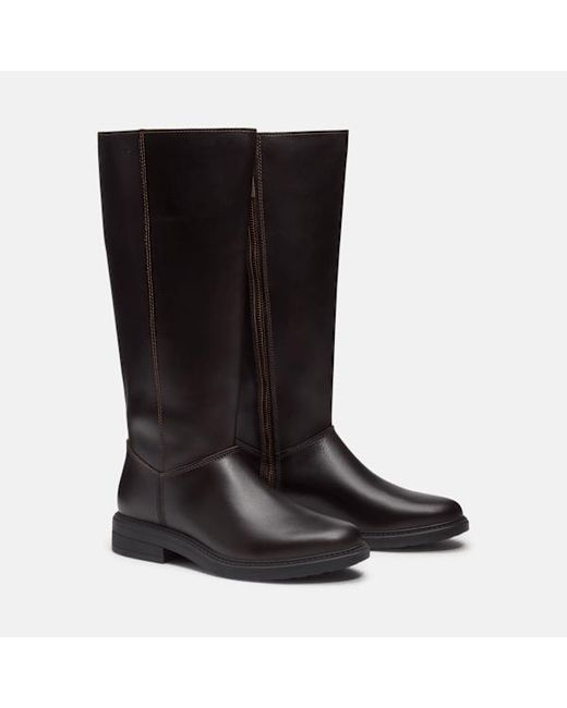 Timberland Black Stormbucks Tall Side Zip Boot For