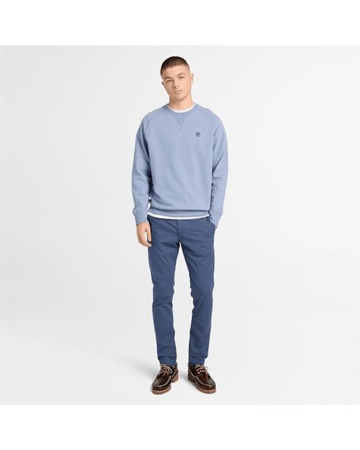 Timberland Blue Claremont Twill Chino Slim Trouser For for men