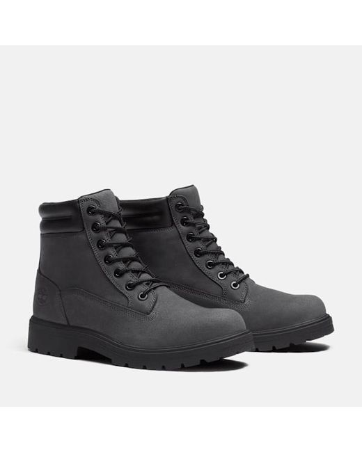 Timberland Black Auburn Falls 6-Inch Waterproof Boot For for men