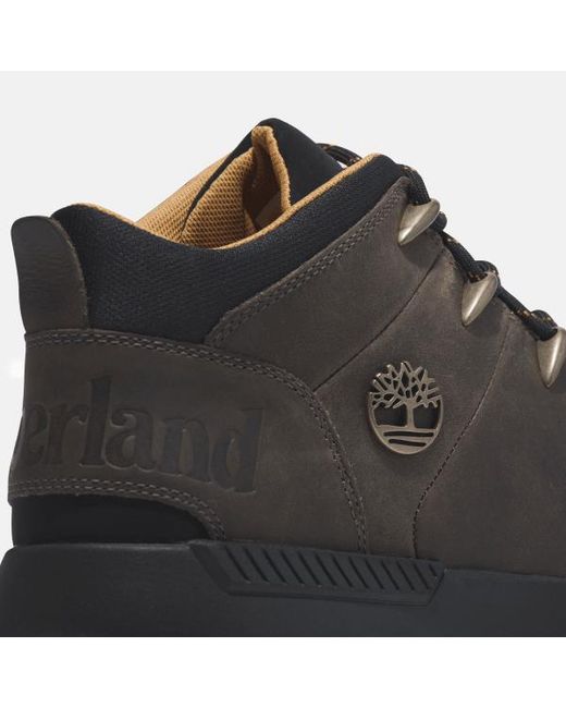 Timberland Black Sprint Trekker Mid Trainer For for men