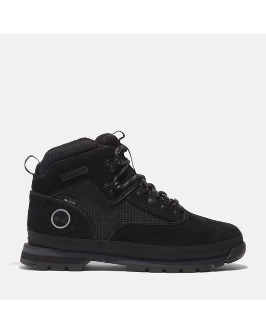 Timberland Black Euro Hiker Mid Lace-up With Gore-tex Bootie for men