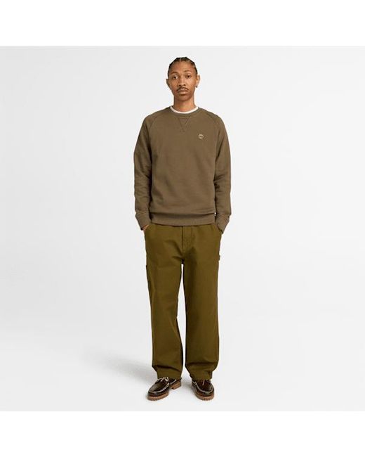 Timberland Green Exeter River Crewneck Sweatshirt For for men