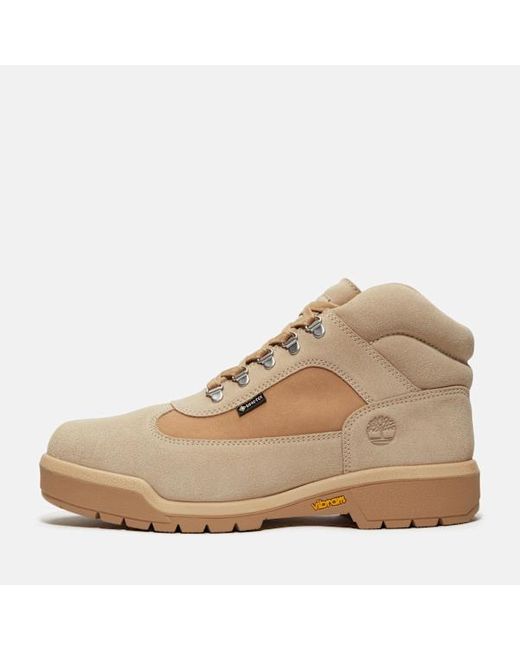 Timberland Natural Mid Lace-up Field Boot For Men In Beige, Man, Beige, Size: 6.5 for men