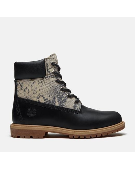Timberland Black Premium Suede 6-Inch Boot For
