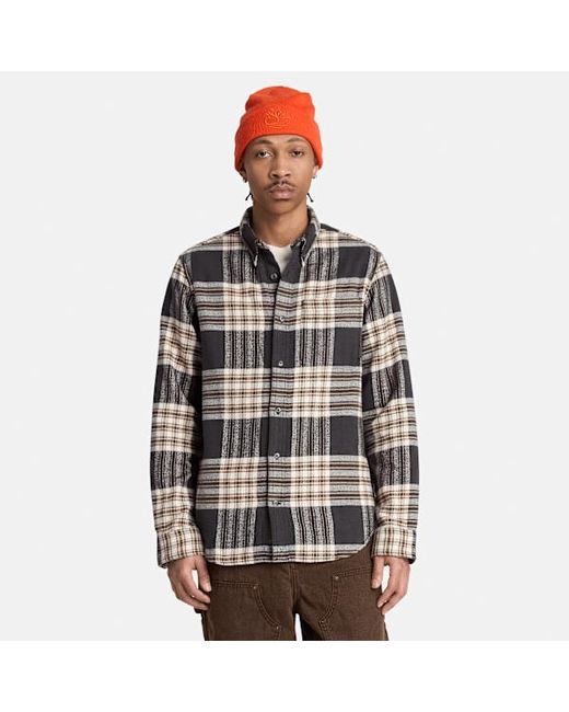 Timberland Black Check Regular Shirt For for men