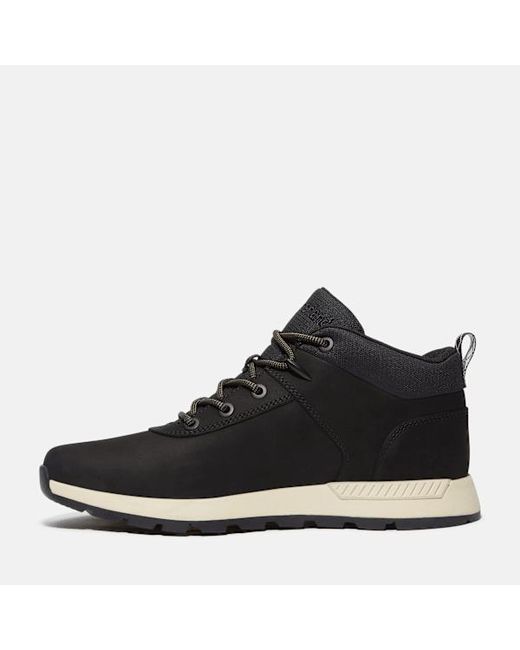 Timberland Black Sprint Basic Mid Trainer For for men