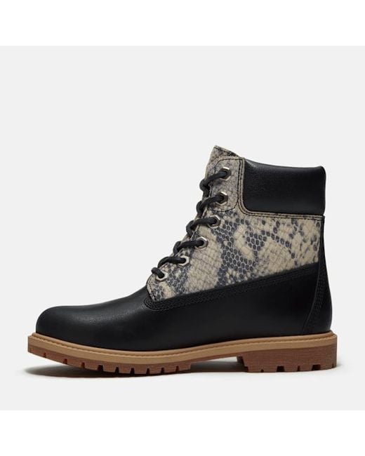 Timberland Black Premium Suede 6-Inch Boot For