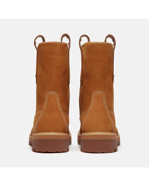Timberland Brown Heritage Mid Pull-On Boot For for men