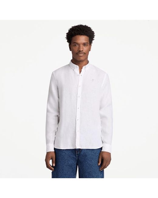 Timberland White Mill Brook Linen Shirt For for men