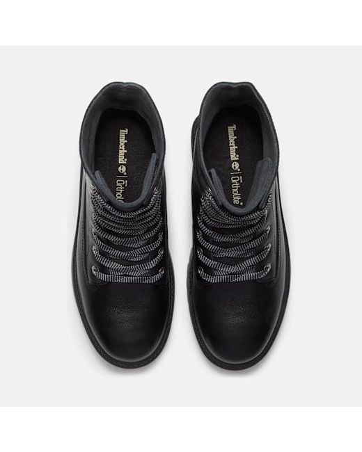 Timberland Black Stone Street Platform Mid Boot For