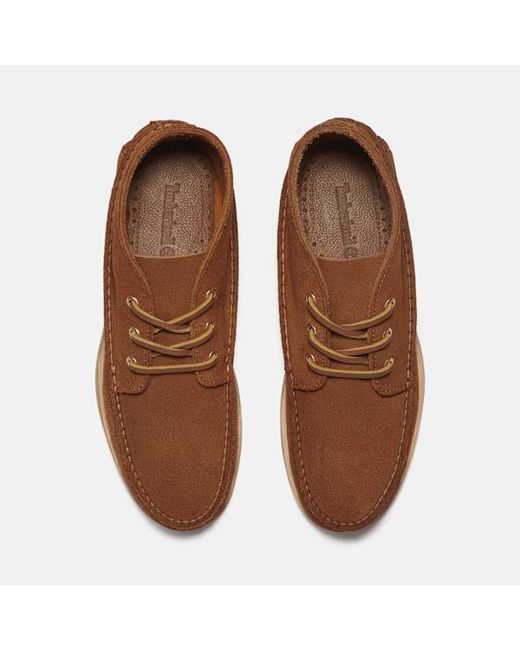 Timberland Brown Crafted Boat Mid Boot For for men