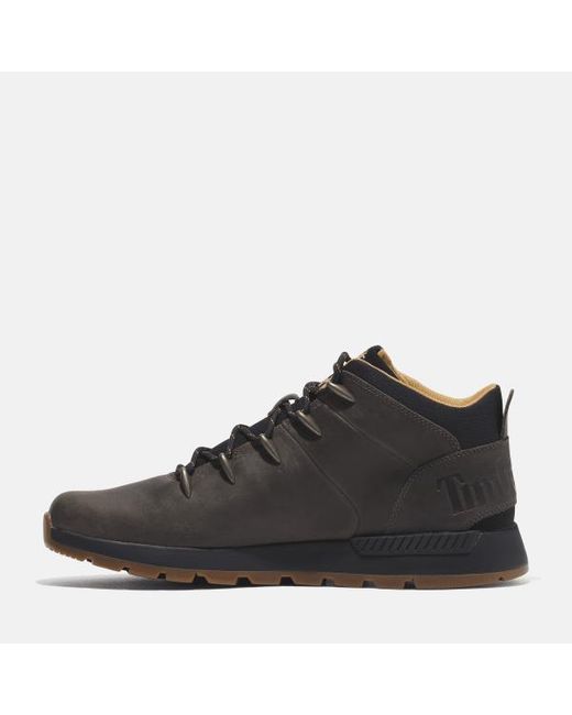 Timberland Black Sprint Trekker Mid Trainer For for men