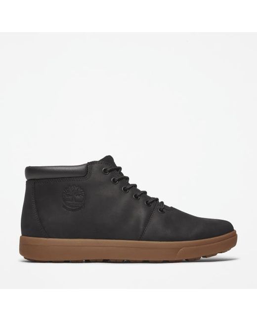 Timberland Ashwood Park Mid Lace-up Waterproof Trainer For Men In Black, Man, Black, Size: 13.5 for men