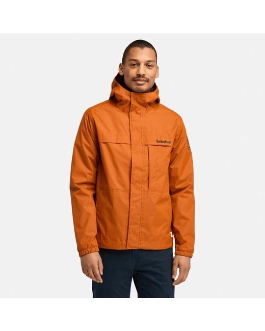 Timberland Benton Rain Jacket For Men In Orange Man Orange Size L in Natural for Men Lyst UK