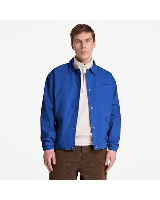 Timberland Blue Coach Jacket For for men