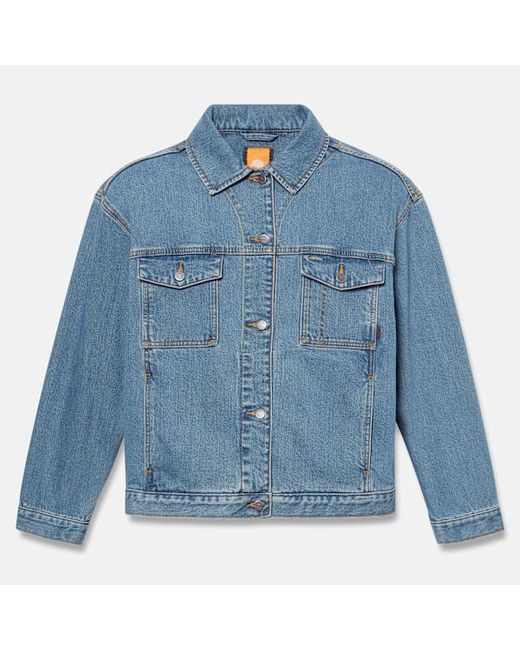 Timberland Blue Archive Denim Jacket For
