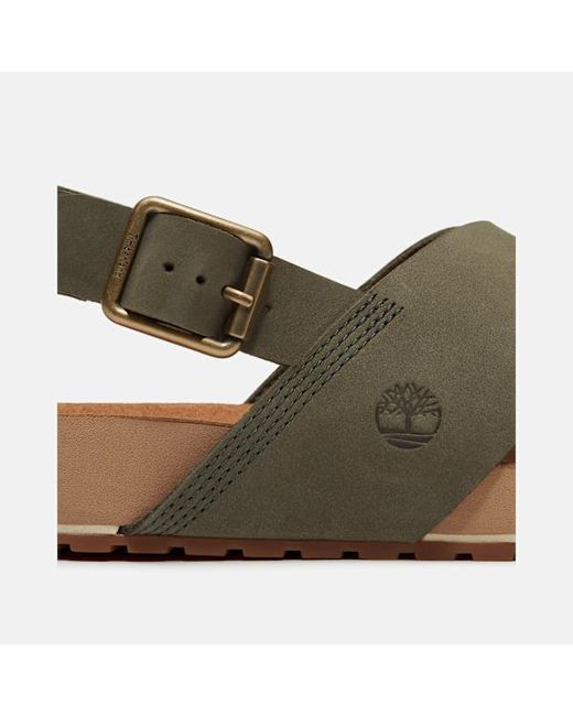 Timberland Green Malibu Waves Basic Backstrap Sandal For
