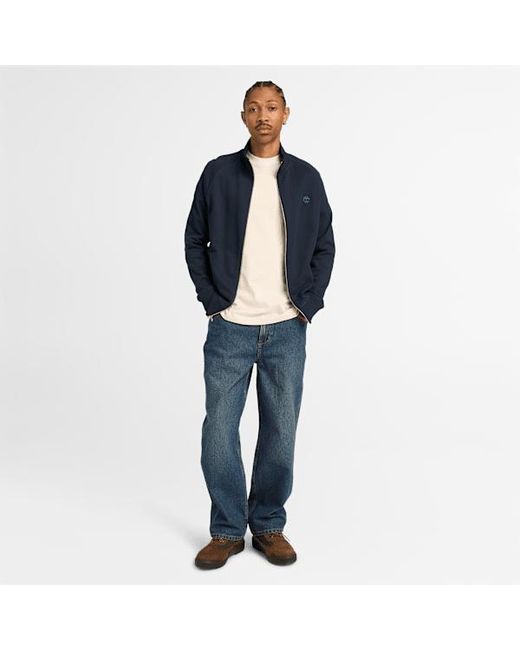 Timberland Blue Exeter River Full Zip Sweatshirt For for men