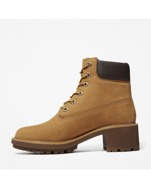 Timberland Brown Kinsley Mid Waterproof Boot For Women In Yellow, Woman, Yellow, Size: 3.5
