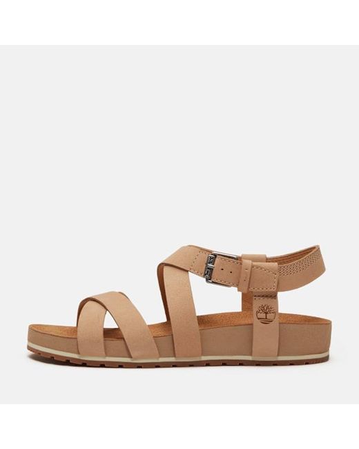 Timberland Brown Malibu Waves Backstrap Sandal For