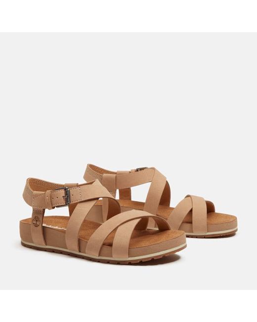 Timberland Brown Malibu Waves Backstrap Sandal For